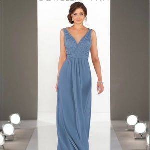 Sorella Vita Evening Gown Brand New With Tags Size 10 Bluestone Color